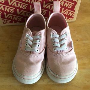 Vans Girl Toddler Pink Shoes 7